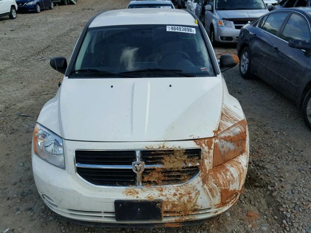 1B3HB48A09D142485 - 2009 DODGE CALIBER SX WHITE photo 9