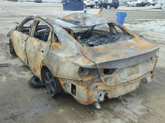 1G1ZB5ST7HF136343 - 2017 CHEVROLET MALIBU LS 烧焦的 照片 3