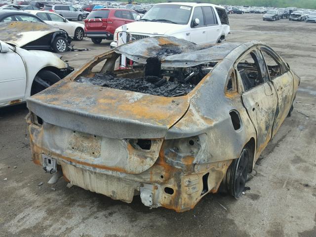 1G1ZB5ST7HF136343 - 2017 CHEVROLET MALIBU LS 烧焦的 照片 4