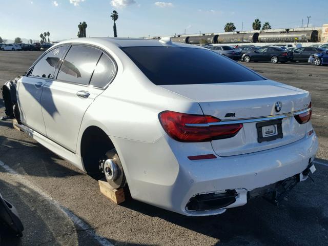 WBA7E2C54GG548195 - 2016 BMW 740 I WHITE photo 3