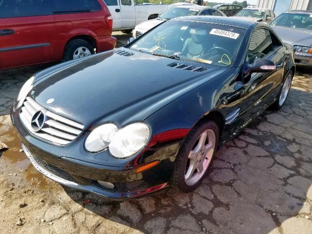 WDBSK75F13F016491 - 2003 MERCEDES-BENZ SL 500R BLACK photo 2