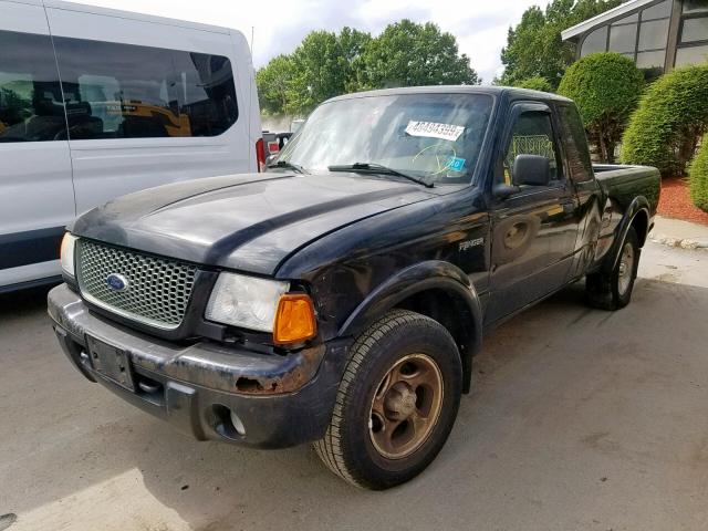 1FTZR15E21TA92378 - 2001 FORD RANGER SUP BLACK photo 2