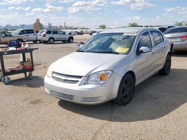 1G1AL58F287145814 - 2008 CHEVROLET COBALT LT SILVER photo 2