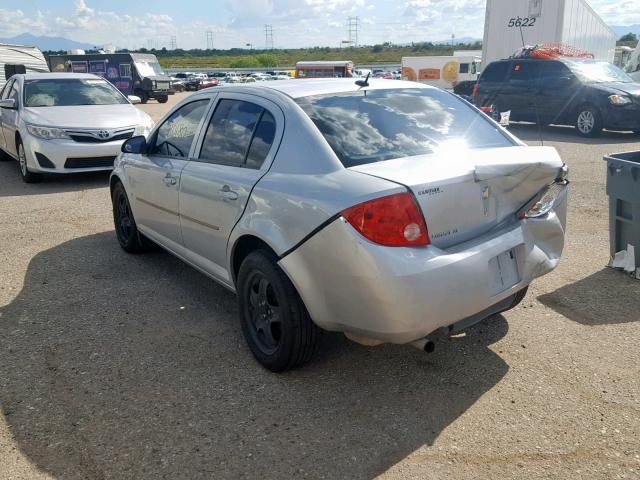 1G1AL58F287145814 - 2008 CHEVROLET COBALT LT SILVER photo 3