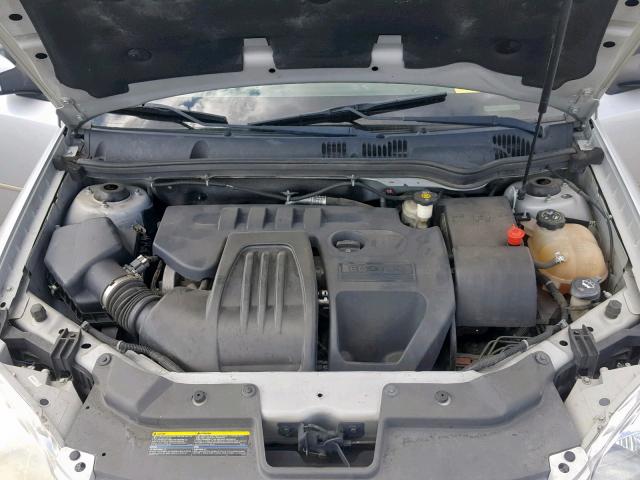 1G1AL58F287145814 - 2008 CHEVROLET COBALT LT SILVER photo 7