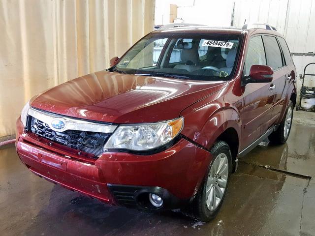 JF2SHBHC3CH451720 - 2012 SUBARU FORESTER T MAROON photo 2