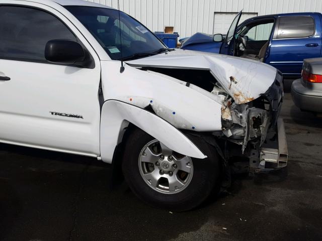 5TETU62N06Z149062 - 2006 TOYOTA TACOMA PRE WHITE photo 9