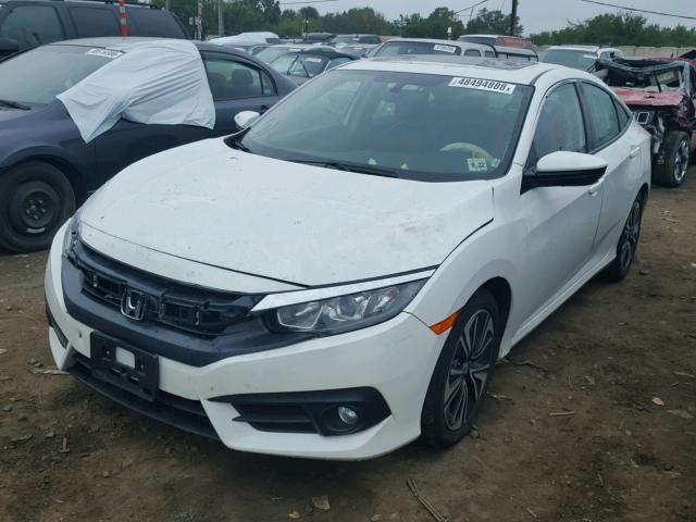 2HGFC1F73HH655368 - 2017 HONDA CIVIC EXL WHITE photo 2