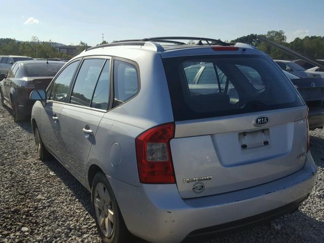 KNAFG526177085790 - 2007 KIA RONDO LX SILVER photo 3