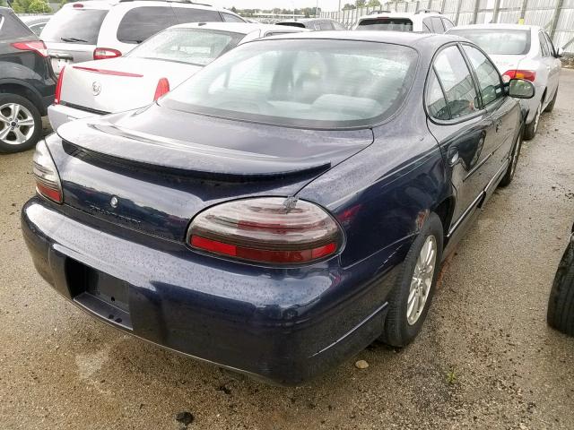 1G2WP52K12F263023 - 2002 PONTIAC GRAND PRIX BLUE photo 4