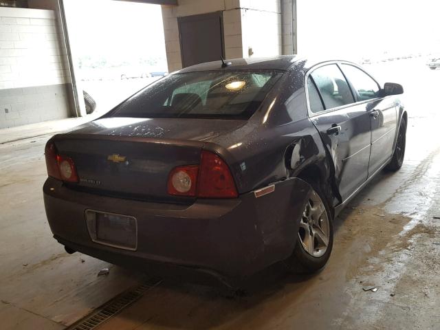 1G1ZC5EB0A4149243 - 2010 CHEVROLET MALIBU 1LT ნაცრისფერი ფოტო 4