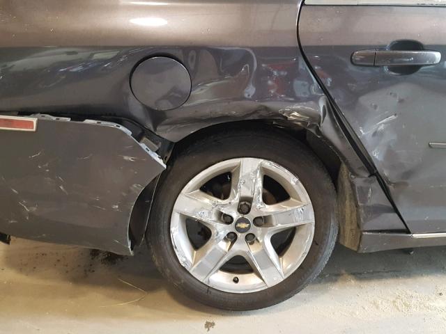 1G1ZC5EB0A4149243 - 2010 CHEVROLET MALIBU 1LT ნაცრისფერი ფოტო 9