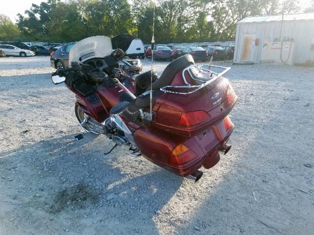 1HFSC47095A411143 - 2005 HONDA GOLDWING MAROON photo 3