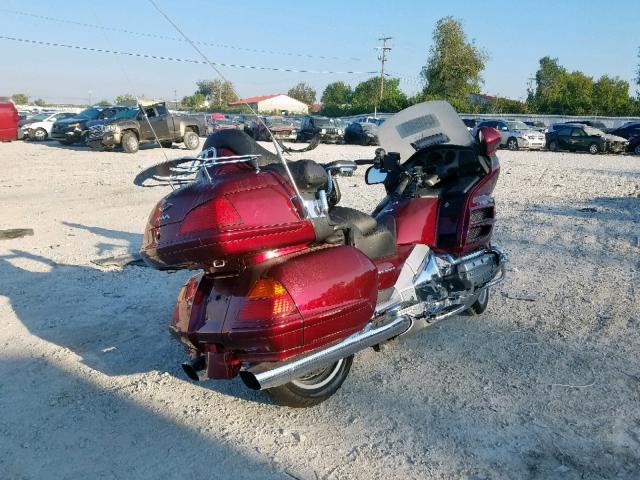 1HFSC47095A411143 - 2005 HONDA GOLDWING MAROON photo 4