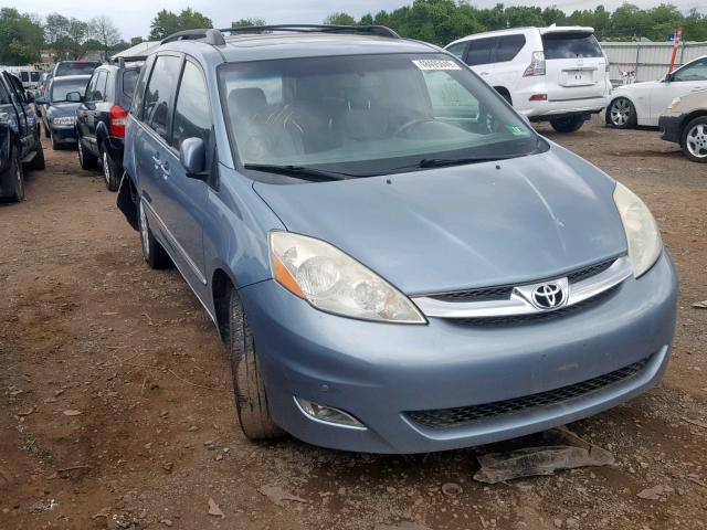 5TDBK22C78S021796 - 2008 TOYOTA SIENNA XLE BLUE photo 1