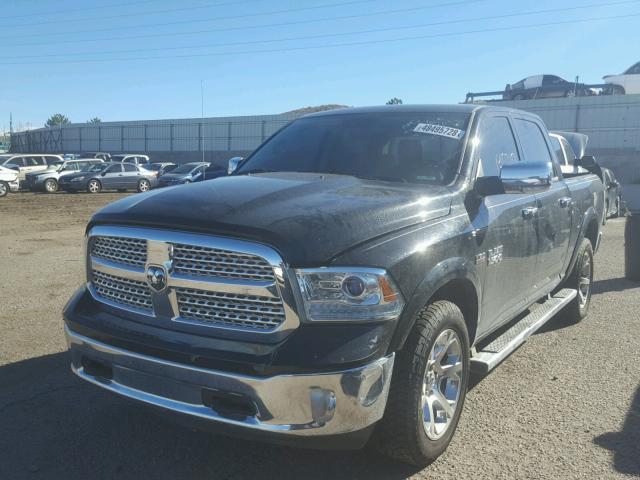 1C6RR7NT0DS515879 - 2013 RAM 1500 LARAM BLACK photo 2