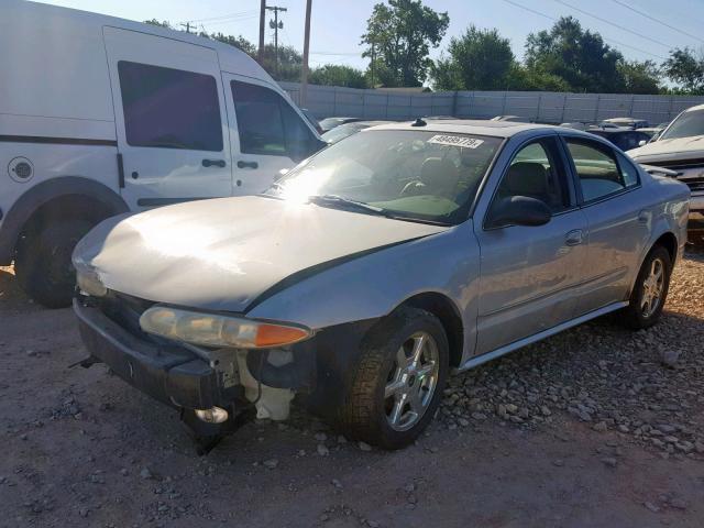 1G3NF52E64C132114 - 2004 OLDSMOBILE ALERO GLS SILVER photo 2