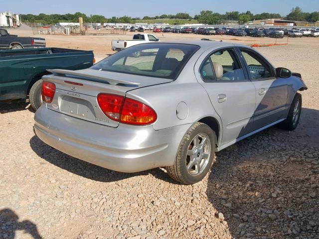 1G3NF52E64C132114 - 2004 OLDSMOBILE ALERO GLS SILVER photo 4