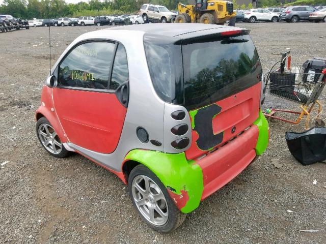 WME4503321J264072 - 2006 SMART FORTWO RED photo 3
