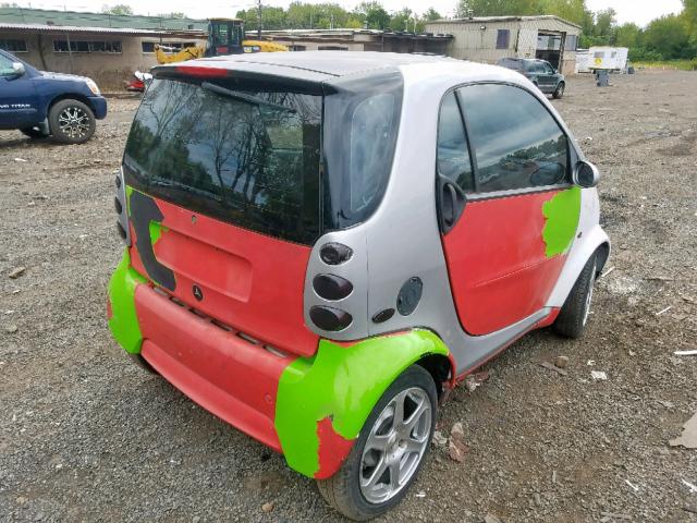 WME4503321J264072 - 2006 SMART FORTWO RED photo 4