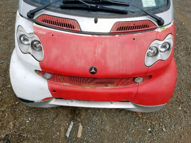 WME4503321J264072 - 2006 SMART FORTWO RED photo 7