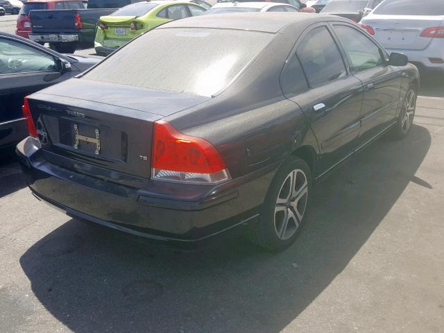 YV1RS547362557157 - 2006 VOLVO S60 T5 BLACK photo 4