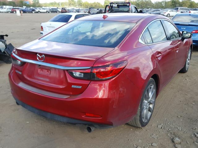 JM1GJ1W6XE1135503 - 2014 MAZDA 6 GRAND TO RED photo 4