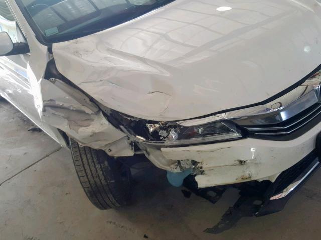 1HGCR2F37GA126359 - 2016 HONDA ACCORD LX WHITE photo 9