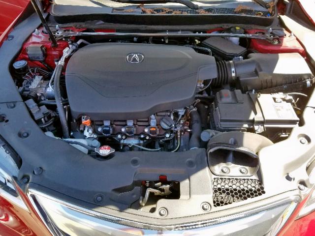 19UUB2F75HA000790 - 2017 ACURA TLX ADVANC RED photo 7