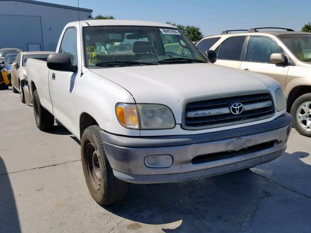 5TBJN32112S267248 - 2002 TOYOTA TUNDRA WHITE photo 1