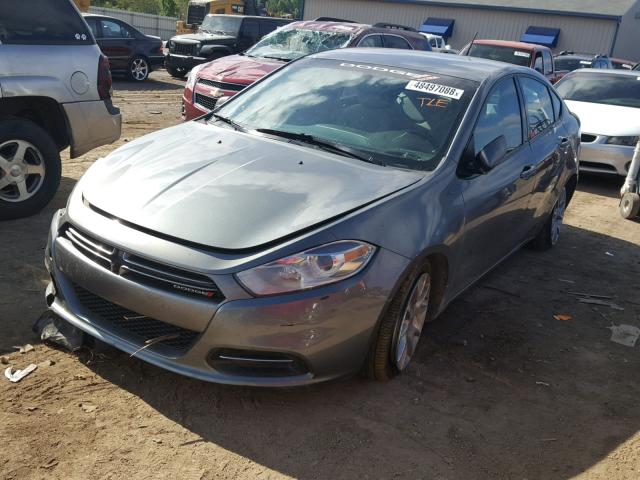 1C3CDFBA8DD137300 - 2013 DODGE DART SXT GRAY photo 2