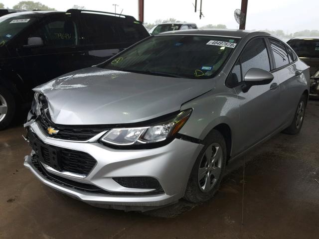 1G1BC5SM0G7279361 - 2016 CHEVROLET CRUZE LS SILVER photo 2