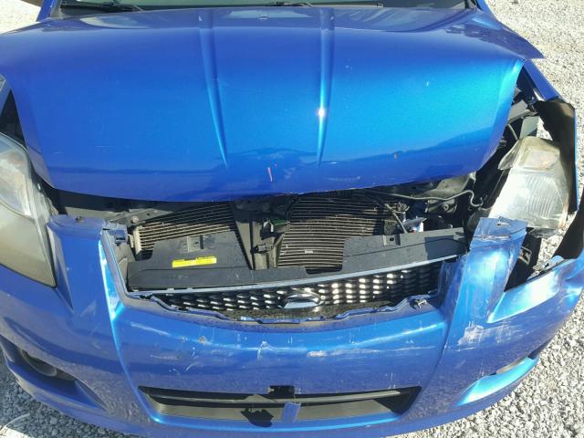 3N1AB6AP1BL665947 - 2011 NISSAN SENTRA 2.0 BLUE photo 7