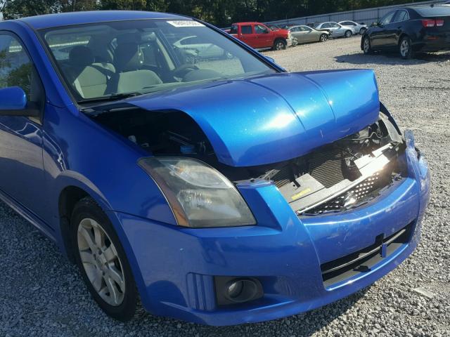 3N1AB6AP1BL665947 - 2011 NISSAN SENTRA 2.0 BLUE photo 9