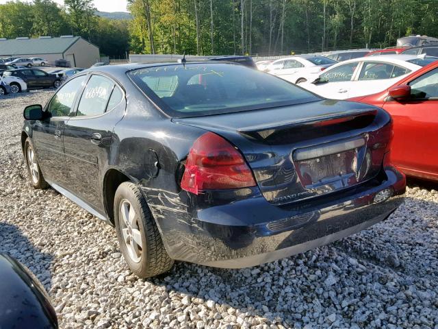 2G2WP552861242839 - 2006 PONTIAC GRAND PRIX BLACK photo 3