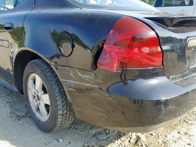 2G2WP552861242839 - 2006 PONTIAC GRAND PRIX BLACK photo 9