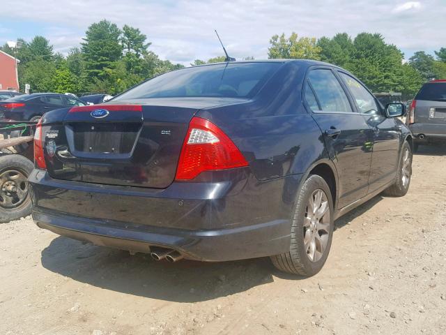 3FAHP0HA1BR326992 - 2011 FORD FUSION SE BLACK photo 4