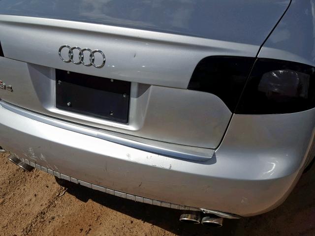 WAUGL68E75A507162 - 2005 AUDI NEW S4 QUA GRAY photo 10