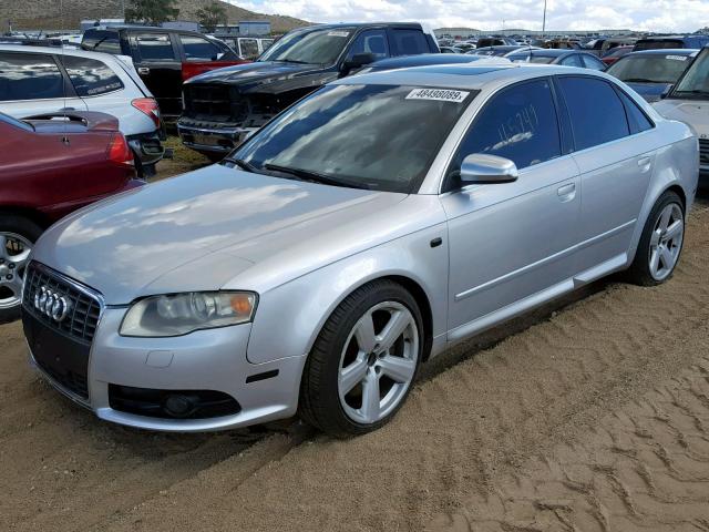 WAUGL68E75A507162 - 2005 AUDI NEW S4 QUA GRAY photo 2