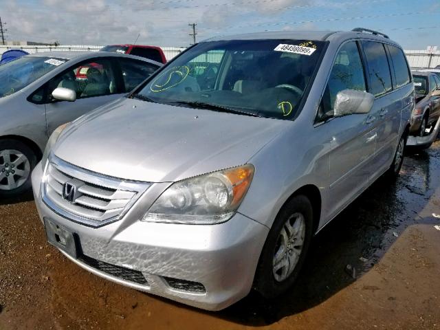 5FNRL3H46AB081256 - 2010 HONDA ODYSSEY EX SILVER photo 2