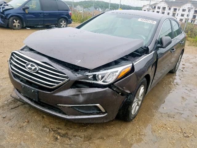 5NPE24AF3GH334840 - 2016 HYUNDAI SONATA SE BROWN photo 2