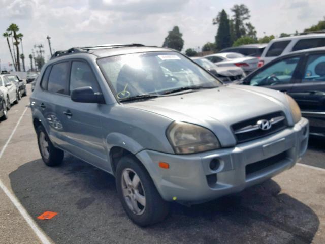 KM8JM12B66U480250 - 2006 HYUNDAI TUCSON GL BLUE photo 1