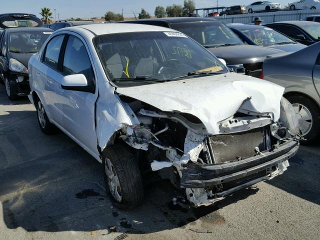 KL1TD5DE4BB136165 - 2011 CHEVROLET AVEO LS WHITE photo 1