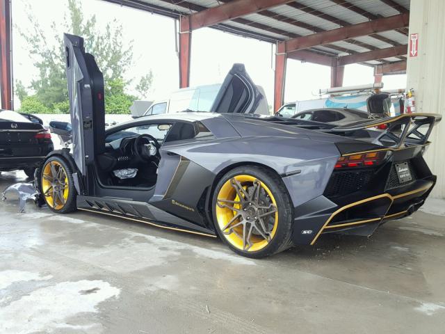 ZHWUC1ZD8CLA00247 - 2012 LAMBORGHINI AVENTADOR GRAY photo 6