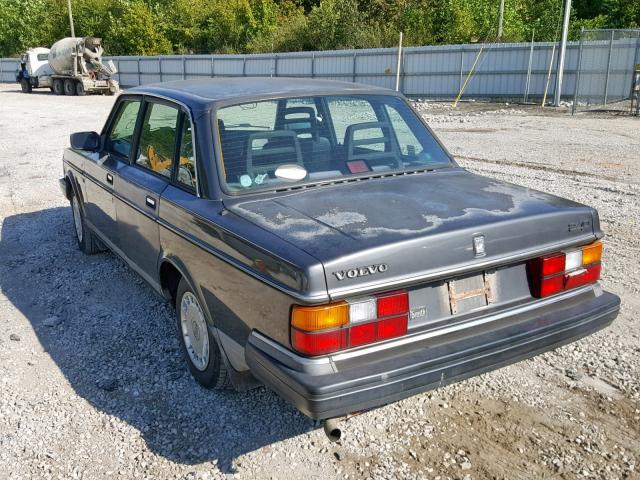 YV1AA8849M1452627 - 1991 VOLVO 240 GRAY photo 3