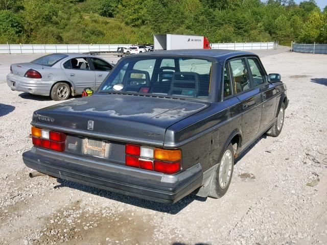 YV1AA8849M1452627 - 1991 VOLVO 240 GRAY photo 4