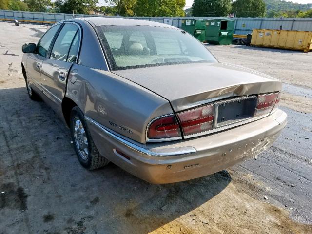 1G4CW54K214150511 - 2001 BUICK PARK AVENU GOLD photo 3