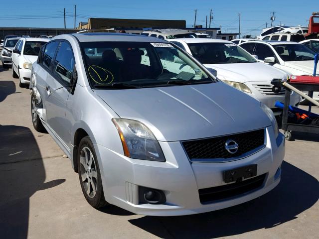 3N1AB6AP9CL776019 - 2012 NISSAN SENTRA 2.0 SILVER photo 1