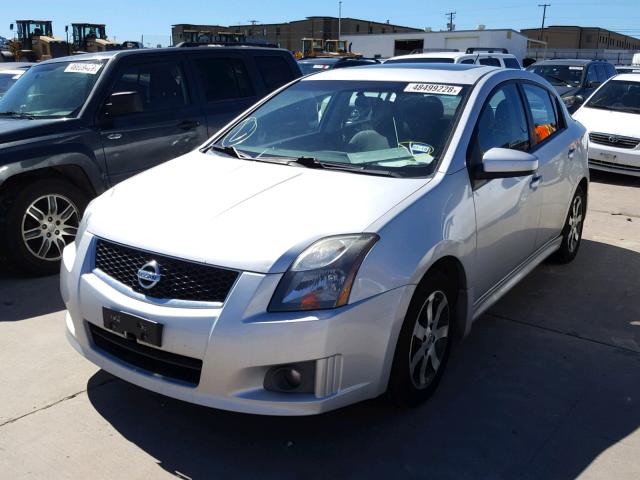 3N1AB6AP9CL776019 - 2012 NISSAN SENTRA 2.0 SILVER photo 2