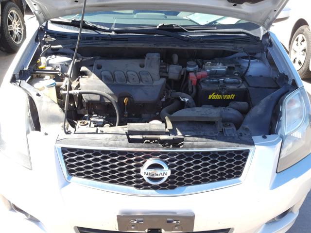 3N1AB6AP9CL776019 - 2012 NISSAN SENTRA 2.0 SILVER photo 7